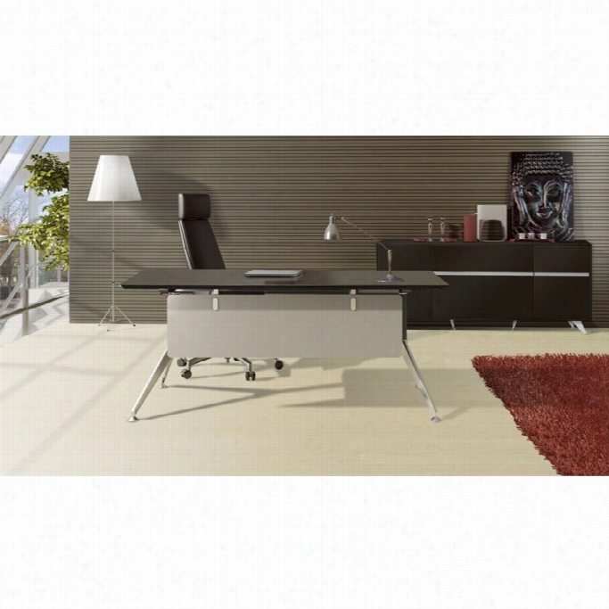 Jesper Office 300 Collection 55 Adjustable Cokputer Desk In Espresso