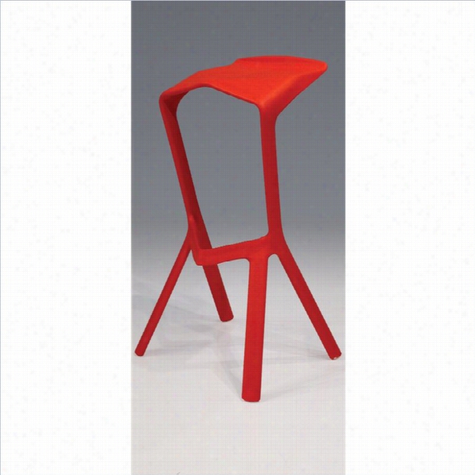 Mobital Ardon 30 Bar Stool In Red