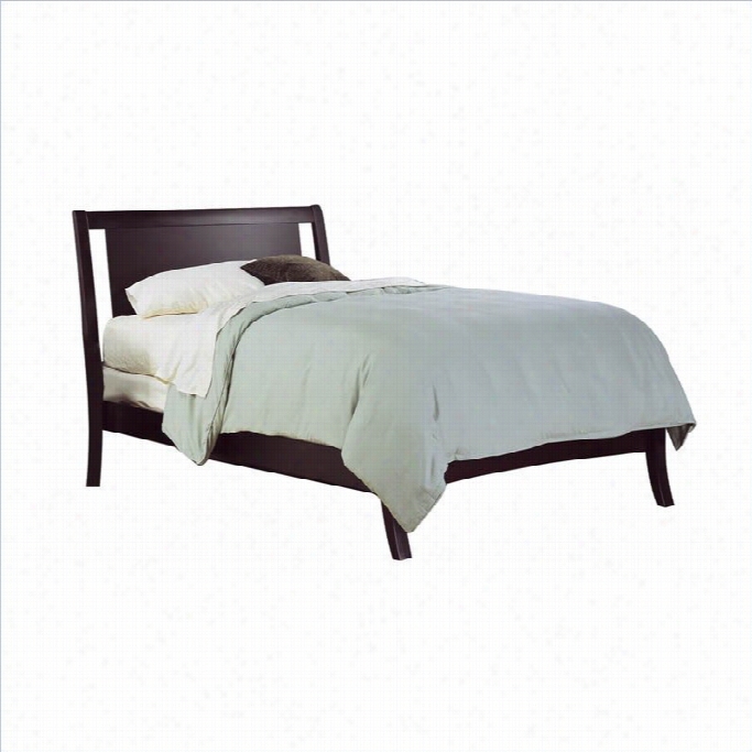 Modus Furniture Nevis Llow Profile Sleigh Bedi N Espresso-full