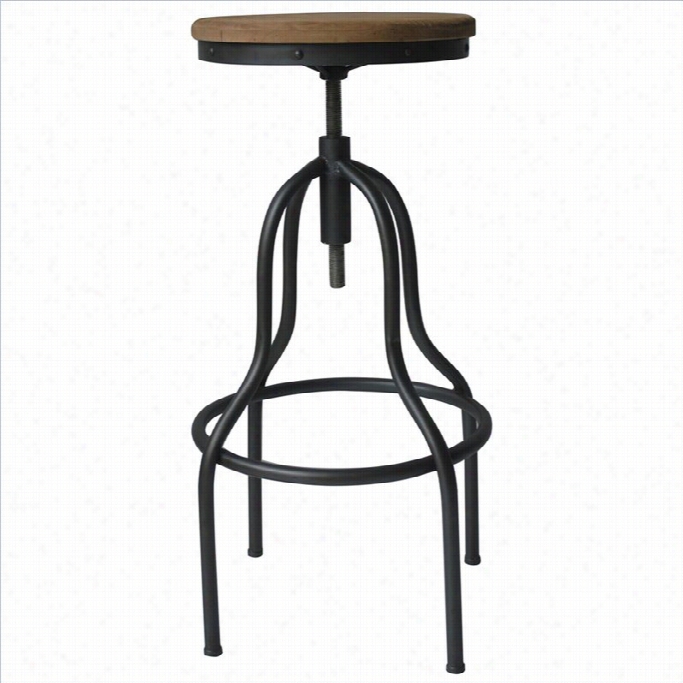 Moe's Home  Collectio Nhanna 27-32 Stool In Natueal