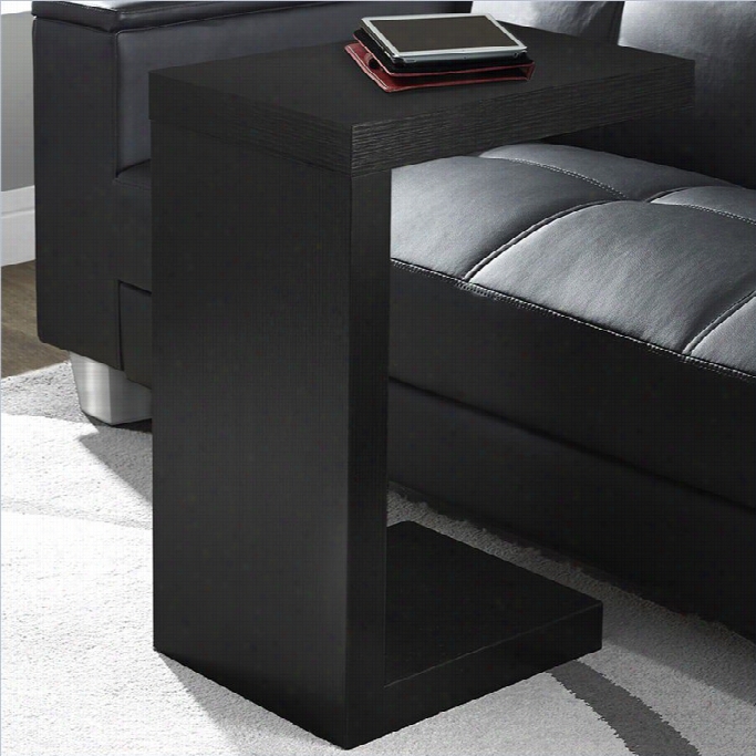Monarch Hollow-core Accent Table In Black