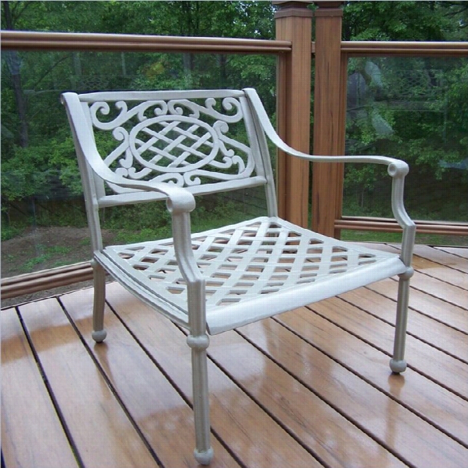 Oakland Living  Tacoma Ccast Aluminium Arm Chair In Beach Sand