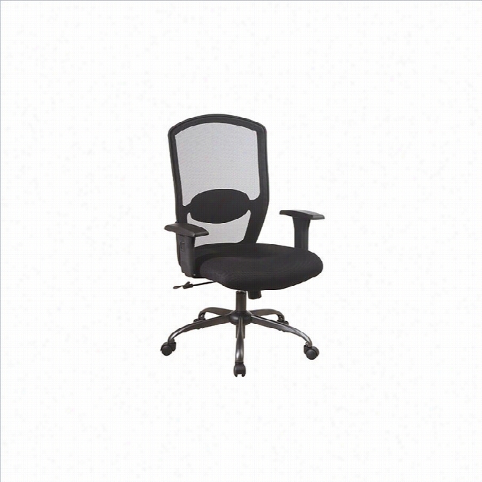 Office Star Screen Back Mesh Lpastic Executive Office Chair With Arms