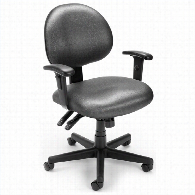 Ofm 24 Hour Task Office Chair With Arms In Beluga