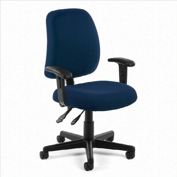 Ofm Posture Task Office Chair With Arms In Navy