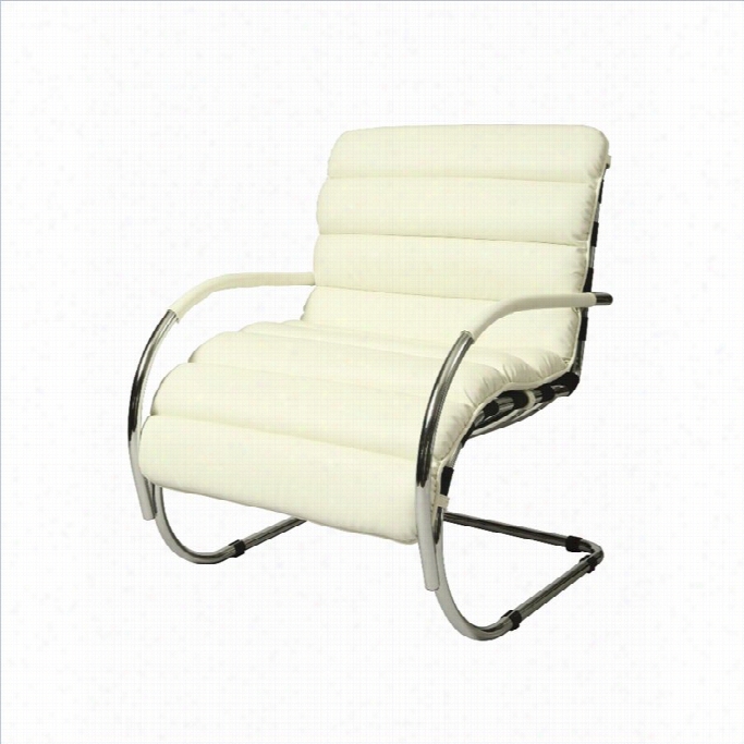 Pastdl Furniture Zen Manufactured Cloth Arm Chair In Ivory