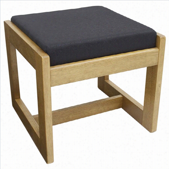 Regency Belcino Single Seat Bench In Medium Oaak And Black