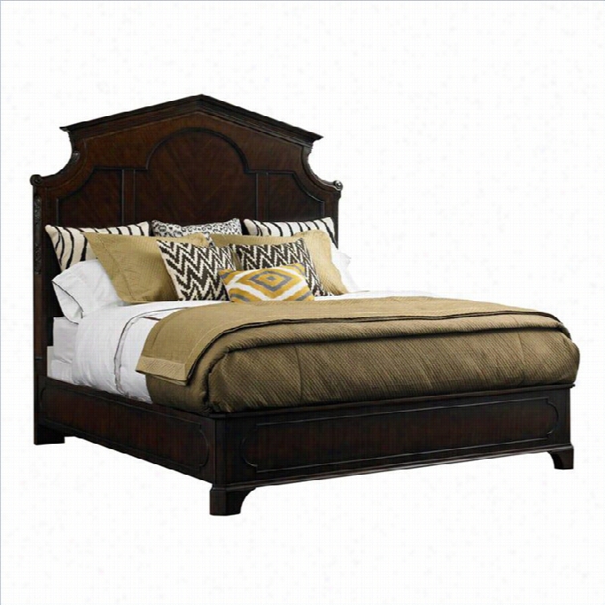 Stanley  Furniture Chaarleston Regency Queen Cathedral Bed I N Classic Mahogany