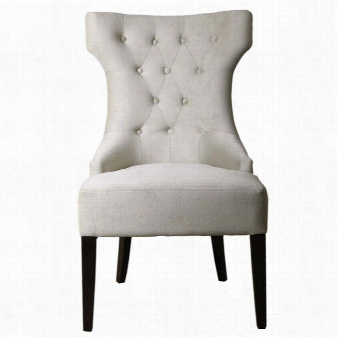 Uttermost Arle Tte Tufted Wing Chair