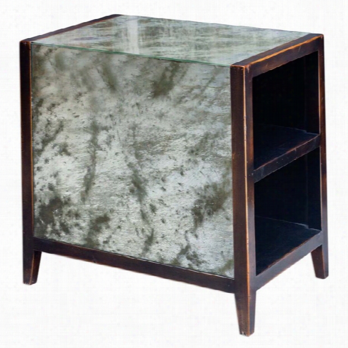 Uttrrmost Tierney Antique Mirror End Table