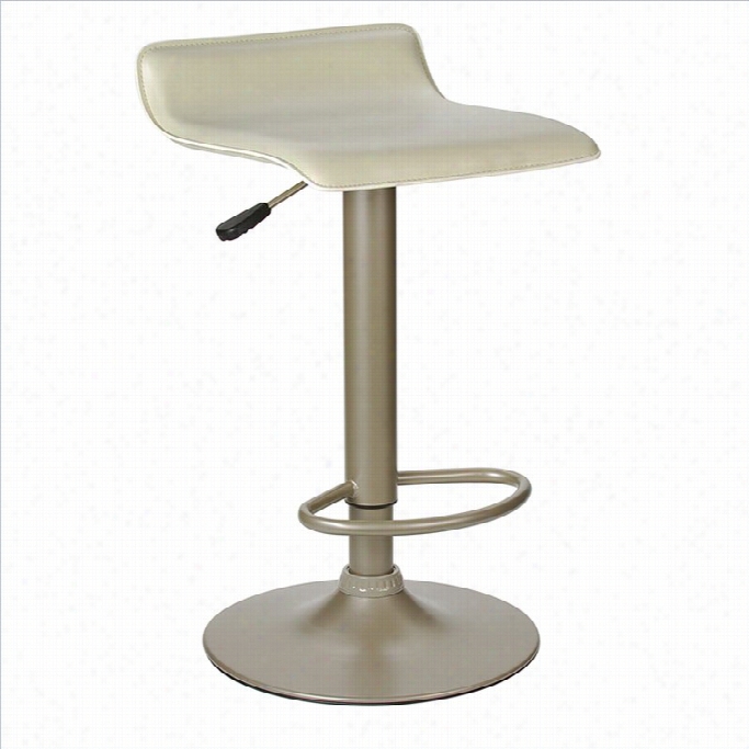 Winsome 24.8-33. Adjustaable Airlift Bar Stool In Beiige