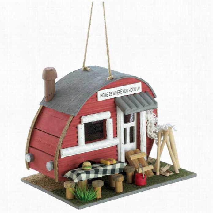 Zin Gza Nd Thingz Vintage Trailer Birdhouse