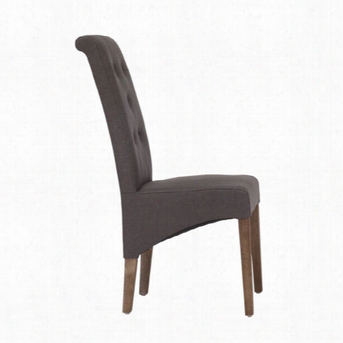 Zuo Hayes Valley Dining  Chair In Charcoal Gray