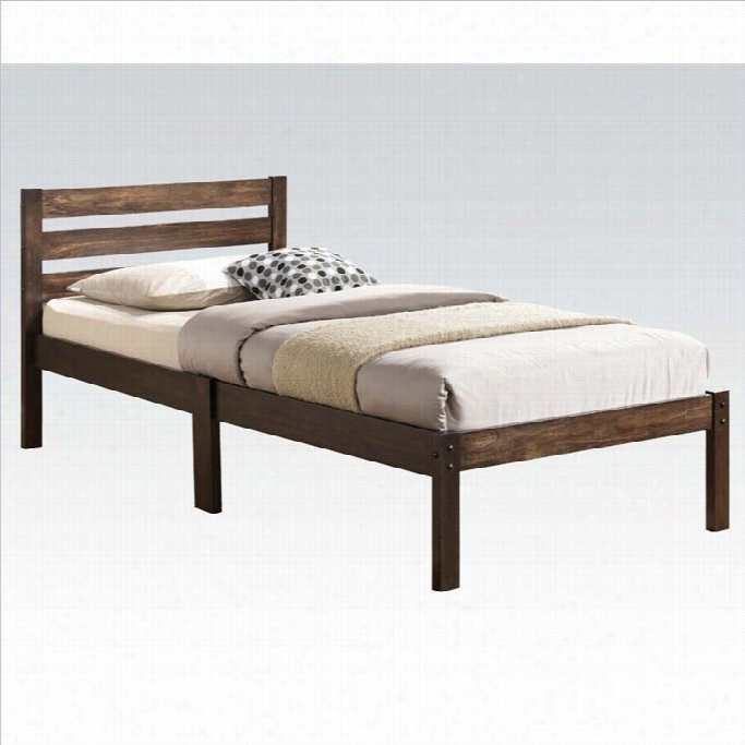 Summit Furniture Dontao Doubled Bed In Ash Brown