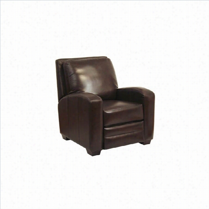 Catnapper Avan Ti Leather No Handl E Reclining Chair In Chocolate