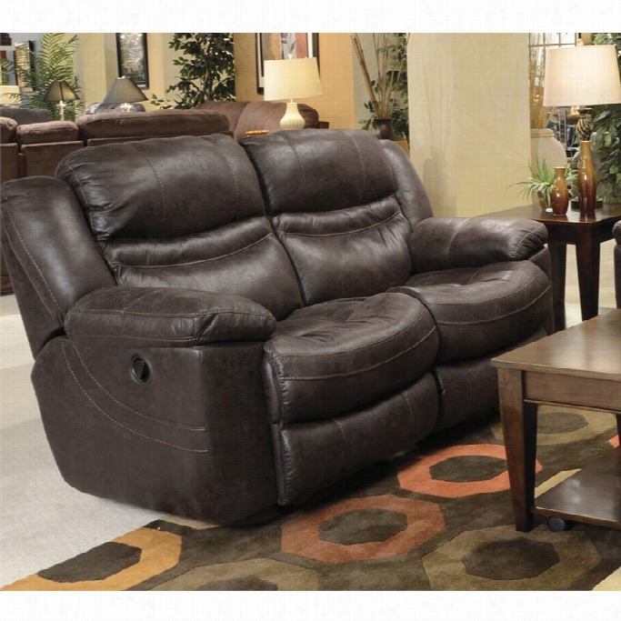 Catnapper Valiant Power Reclining Loveseat In Coffee