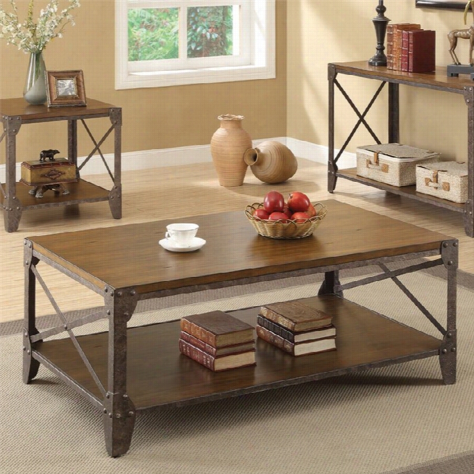 Coaster Forest Coffee Table In Brown