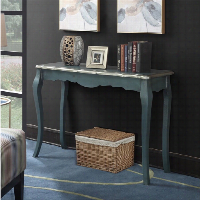 Convenience Concepts French Provence Wilshire Console Table In Blue