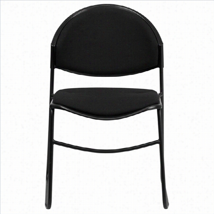 Flash Furniture Hercules Ser Ies Padded Stack Stacking Chair In Black