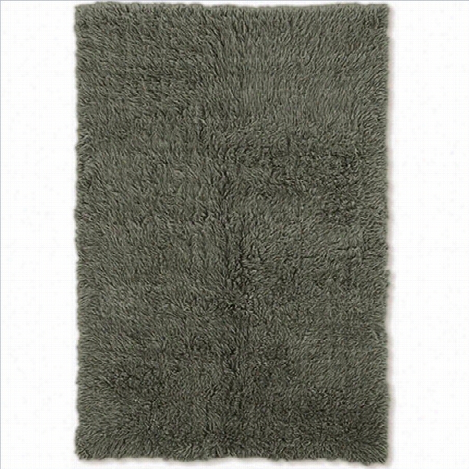 Linon Rugs Flokati Rectangualr Yard Rug In Olive-2'3 X 4'8