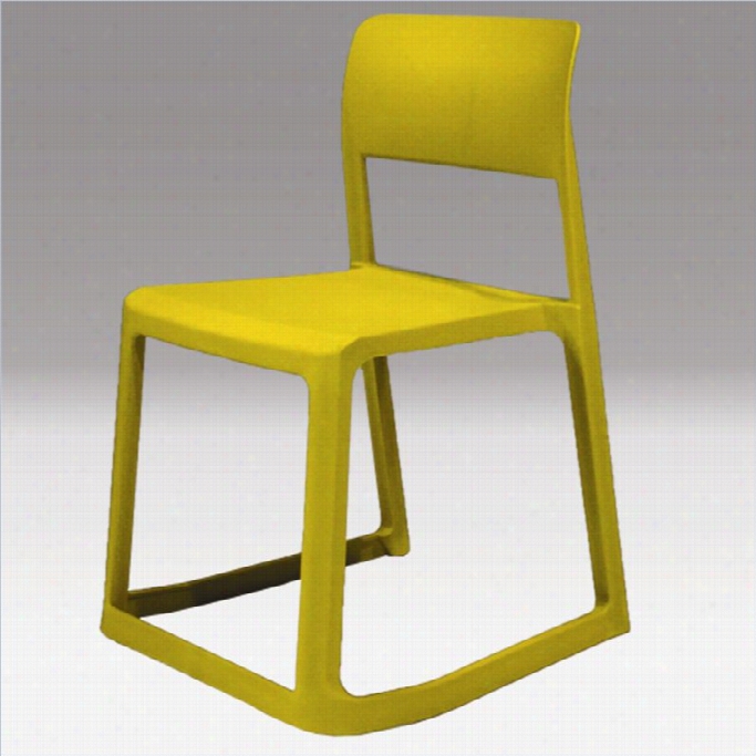 Mobital Etra Stackable Dining Chair In Yellow