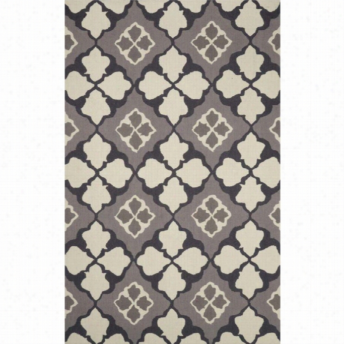 Nuloom 7' 6 X 9' 6 Hand Hooked Marcella Rug In Gray