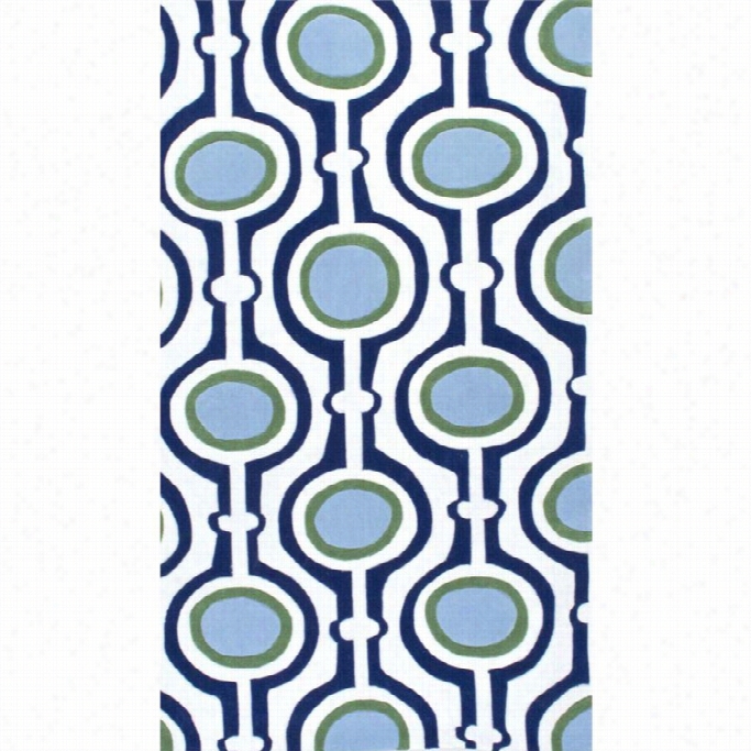 Nuloom 7' 6 X 9' 6 Hand Tufted Bond Rug In Blue