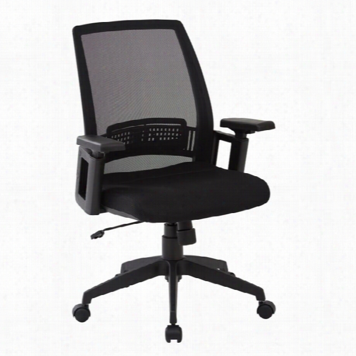 Office Star Spx Office Chair With Arms In Black