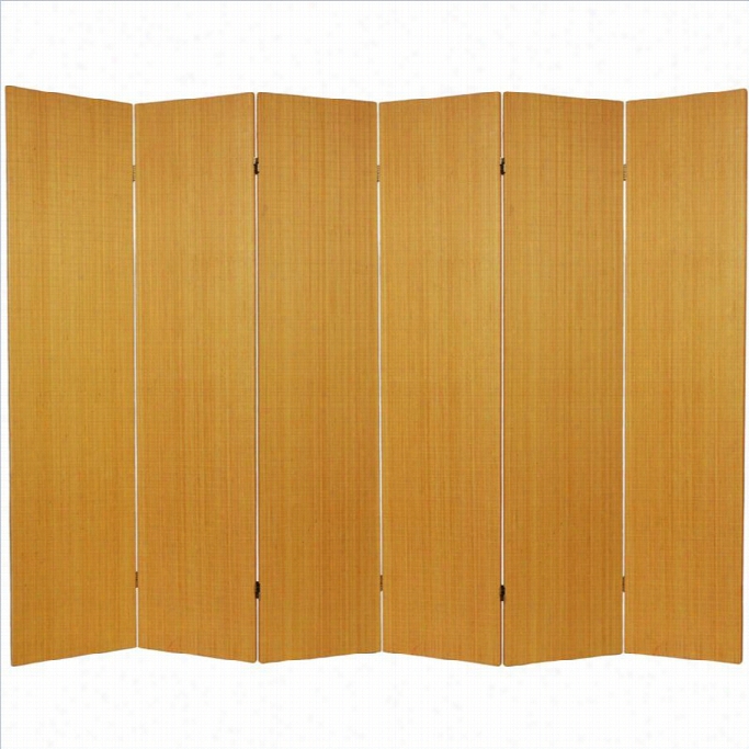 Precious Farmeless Room Divider With 6 Panel In Honey