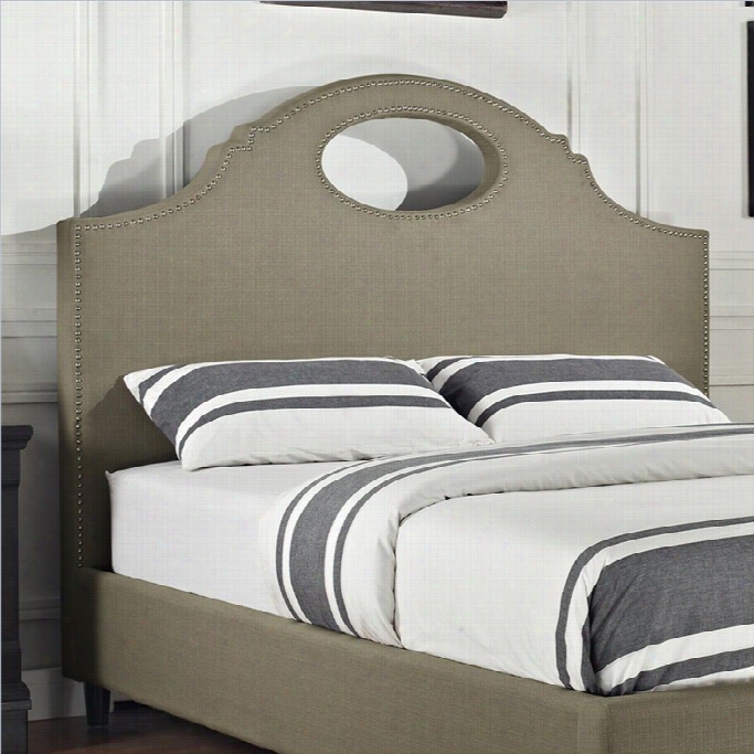 Pwe Ll Furniturre King Panel Headboard In Tan