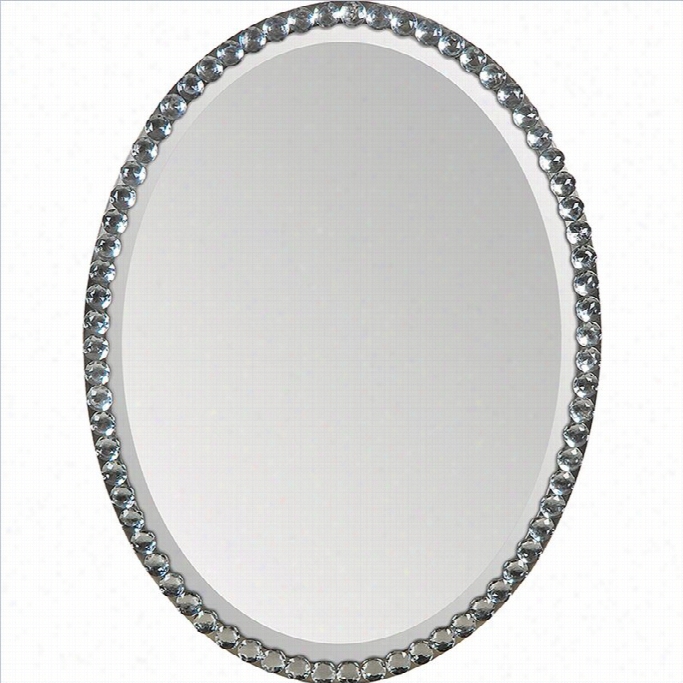 Renwil Rhiannon Mirror In Si Lver Plaated Frame