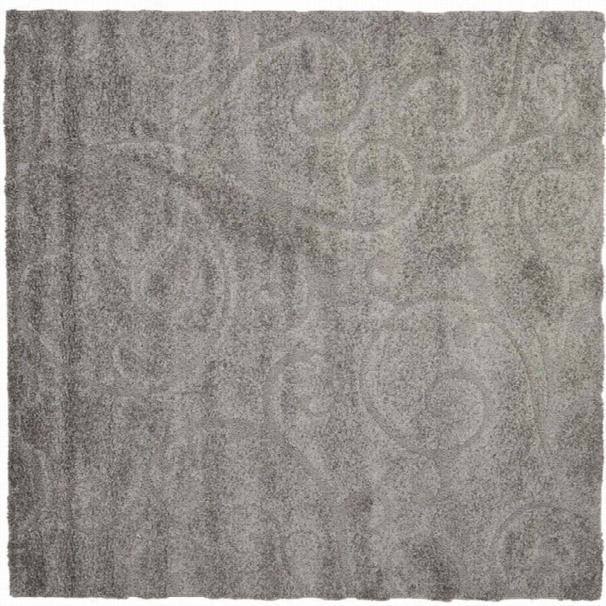 Safavieh Floria Shag Grey Shag Rug - Square 4'