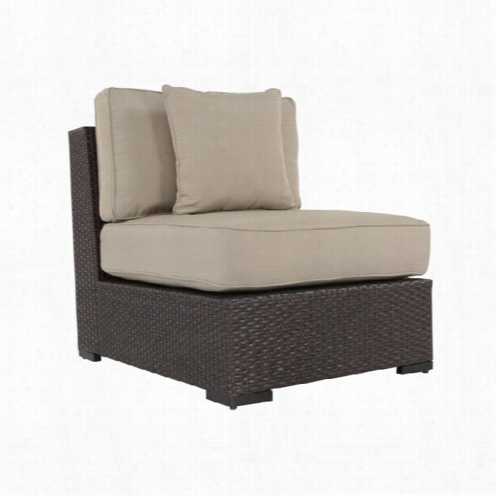 Serta At Home Sterling Falls Wicker Outdoor Chair In Beige