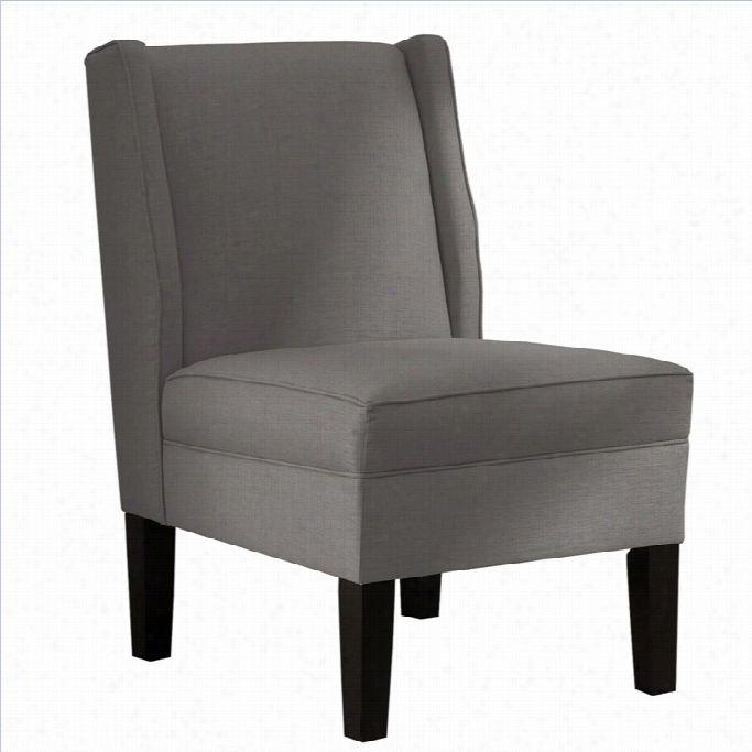 Skyline Furniture Upholstered Slipper Cahir In Gray