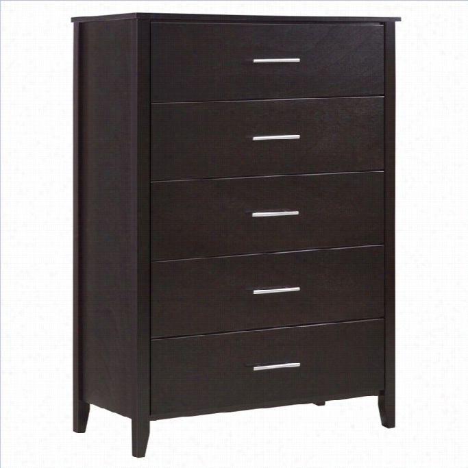 Sonax Corliving Ashland Chest Of Drawers In Dark Cappuccino