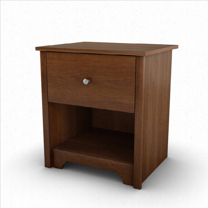 Sough Shore Ocncord 1 Drawer Nightstand In Somptuous Cherry