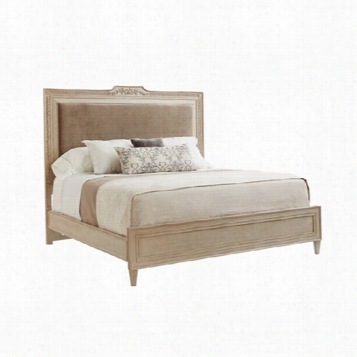 Stanley Vvilla Coutufe Queen Alessandra Upholstered Bed In Glaze