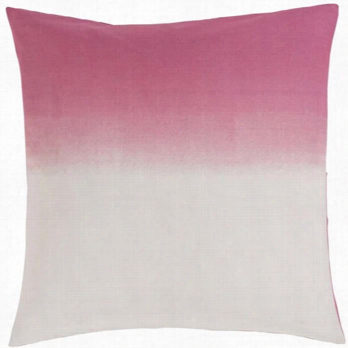 Surya Dip Dyed Woven Cotton Euro Shma In Pink