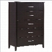 Sonax CorLiving Ashland Chest of Drawers in Dark Cappuccino