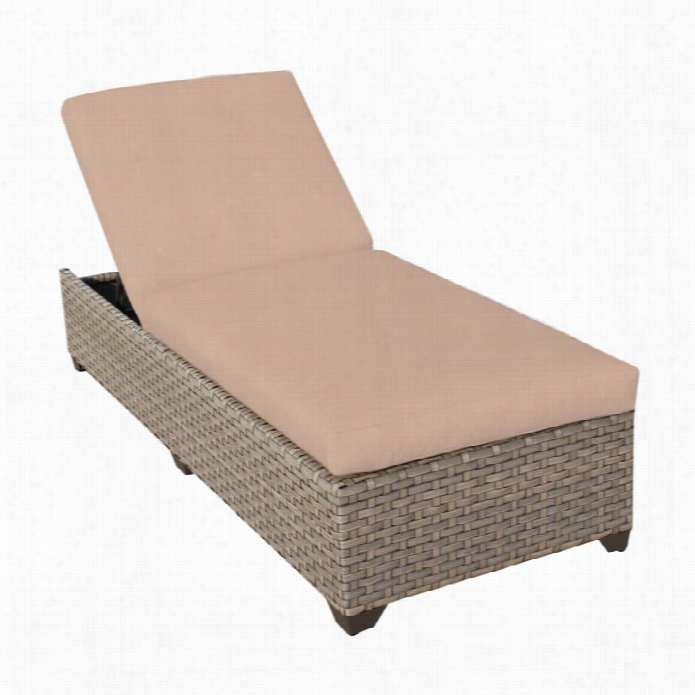 Tkc Monterey Wicker Patio Lounges In Wheat