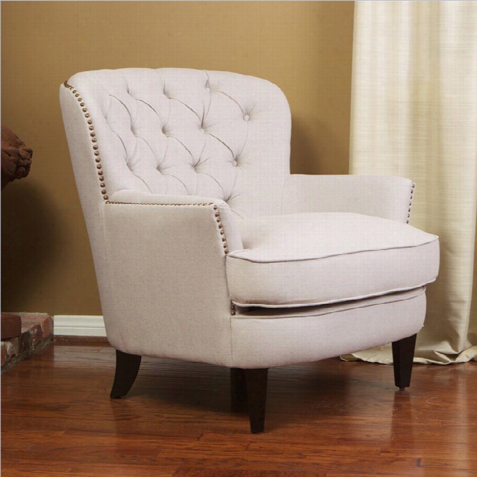 Trent Home Kennedy Accent Chair In Ivory