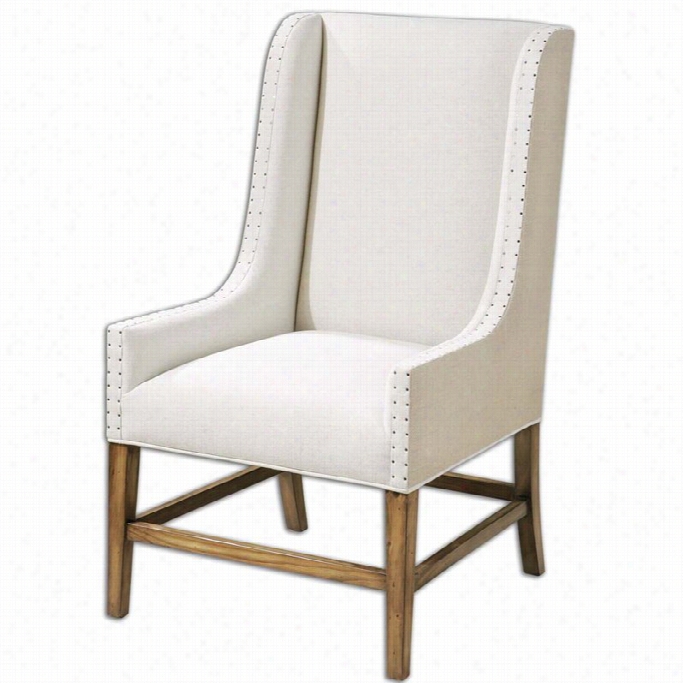 Uttermost Dalma Linen Wing Chair