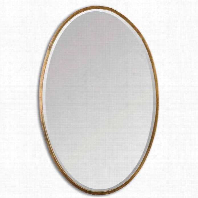 Uttermost Her Leva Gold Oval Mirror