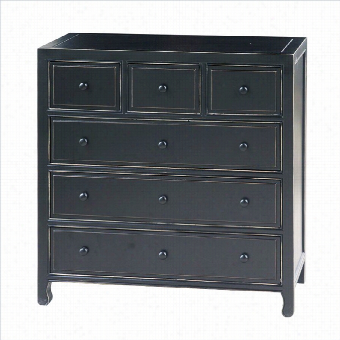 Wayborn Suchow Accent Chest In Antiquue Black