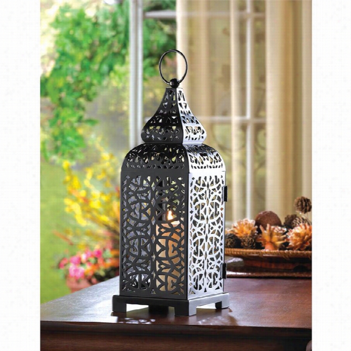 Zingz And Thingz Moroccan Tower Candle Lantern