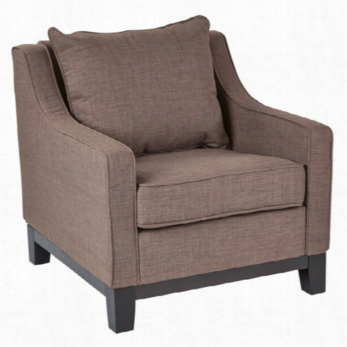 Avenue Six Regeent Accent Chair In Grey Brown