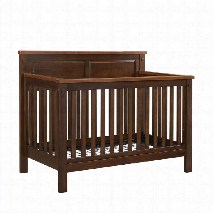 Baby Relax Forrest 4 In 1 Crib In Espresso And Walnut