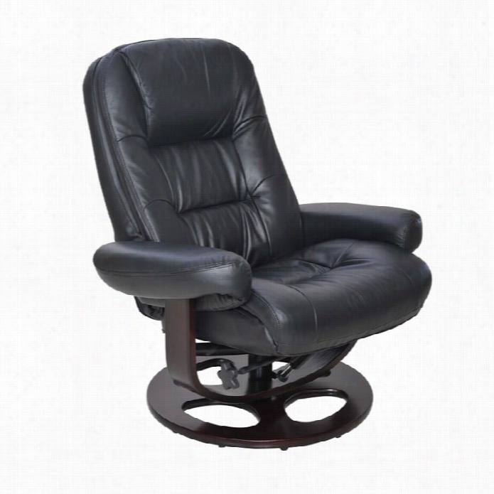 Barcaolunger Jacque Ii Pedesta L Recliner In Hilton Black