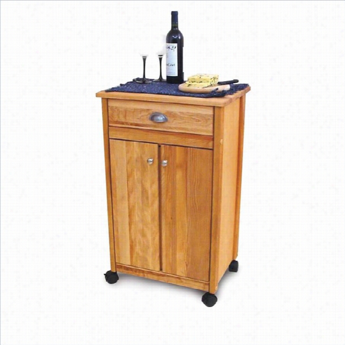 Catskill Birch Hardwood Cuisine Butcher Block Kitchen Catr In Natural