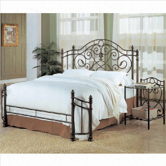 Coaster Beckley Queen Spindle Headboard & Footboard In Ant Iq Ue Green